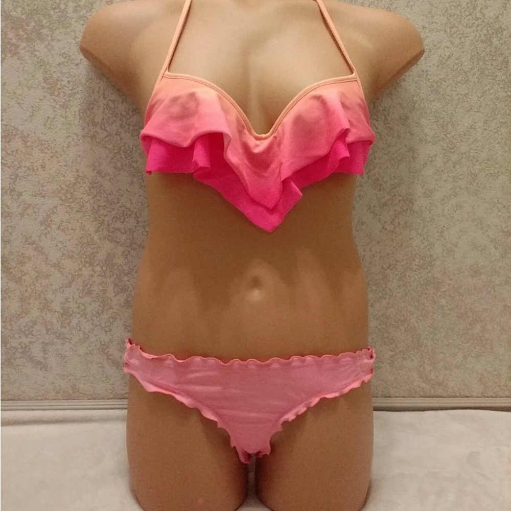 PINK Victoria's Secret Ombre Pink Bikini